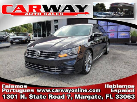 2018 Volkswagen Passat for sale at CARWAY Auto Sales in Margate FL