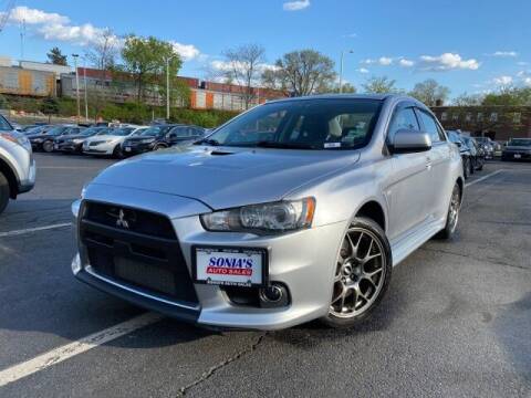 2014 Mitsubishi Lancer Evolution for sale at Sonias Auto Sales in Worcester MA