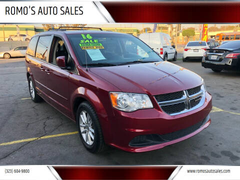 2016 Dodge Grand Caravan for sale at ROMO'S AUTO SALES in Los Angeles CA