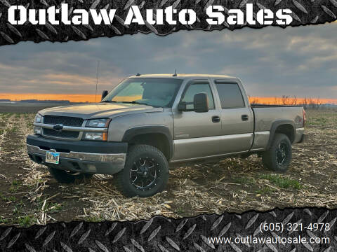 2003 Chevrolet Silverado 2500HD for sale at Outlaw Auto Sales in Viborg SD