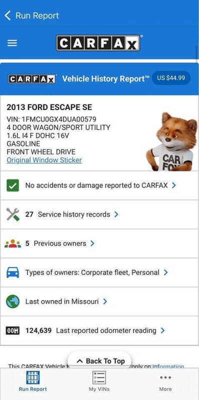 2013 Ford Escape SE