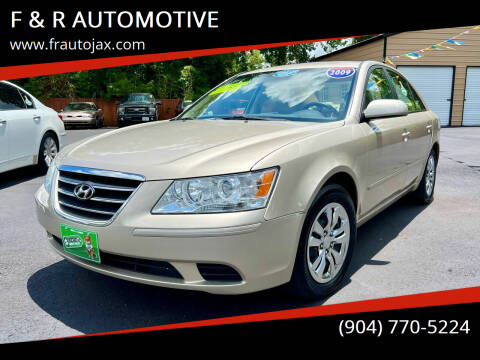 2009 Hyundai Sonata for sale at F & R AUTOMOTIVE in Jacksonville FL