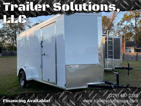 2025 6X12 Single Axle 6x12SA ENCLOSED CARGO TRAILER for sale at Trailer Solutions, LLC in Fitzgerald GA