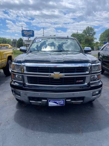 2014 Chevrolet Silverado 1500 for sale at Performance Motor Cars in Washington Court House OH