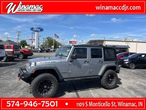 2013 Jeep Wrangler Unlimited for sale at Jim Dobson Ford in Winamac IN