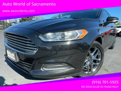 2014 Ford Fusion for sale at Auto World of Sacramento Stockton Blvd in Sacramento CA