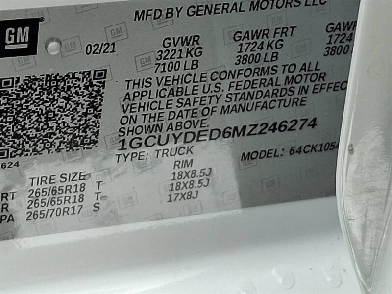 2021 Chevrolet Silverado 1500