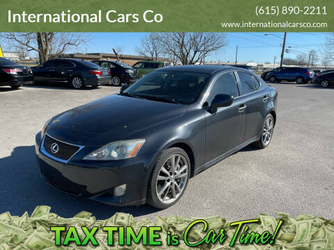 2008 Lexus IS 350 for sale at International Cars Co in Murfreesboro TN