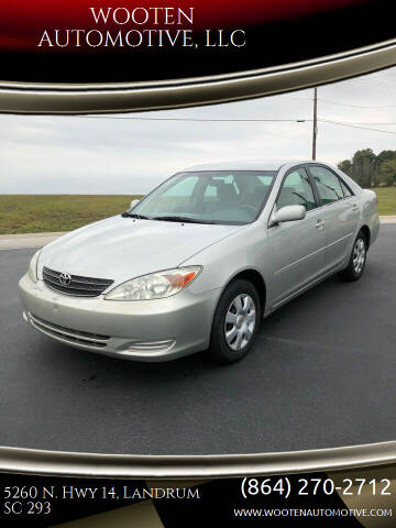 2003 Toyota Camry for sale at WOOTEN AUTOMOTIVE, LLC in Landrum SC