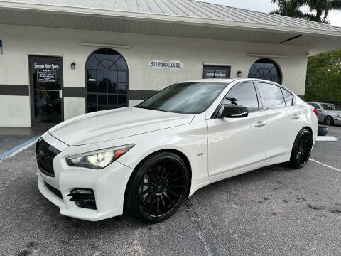 2016 Infiniti Q50 for sale at Supreme Motor Sports in North Fort Myers FL