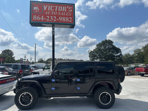 2011 Jeep Wrangler Unlimited for sale at Victor's Auto Sales in Greenville SC