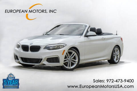 2016 BMW 2 Series for sale at European Motors Inc in Plano TX