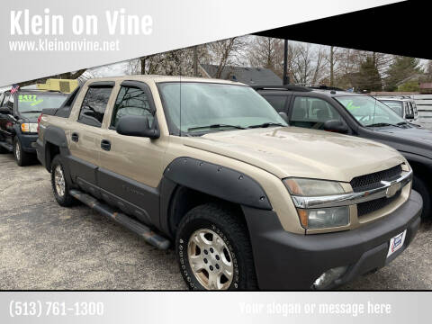 2006 Chevrolet Avalanche for sale at Klein on Vine in Cincinnati OH