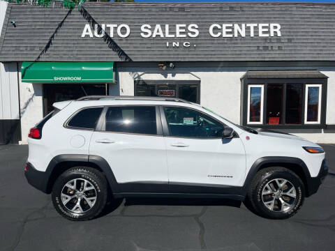 2014 Jeep Cherokee for sale at Auto Sales Center Inc in Holyoke MA
