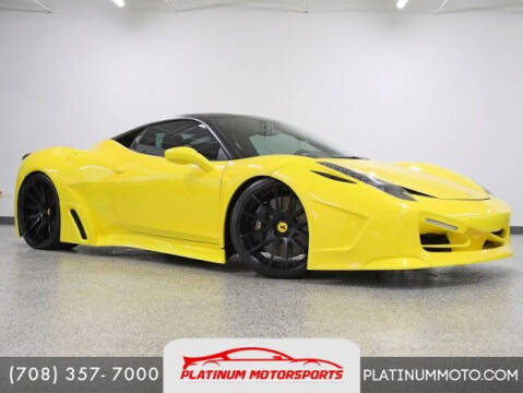 2011 Ferrari 458 Italia for sale at PLATINUM MOTORSPORTS INC. in Hickory Hills IL