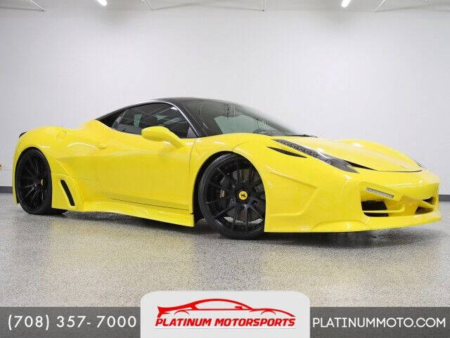 2011 Ferrari 458 Italia for sale at Vanderhall of Hickory Hills in Hickory Hills IL