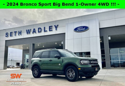 2024 Ford Bronco Sport for sale at Seth Wadley Chevy Perry in Perry OK