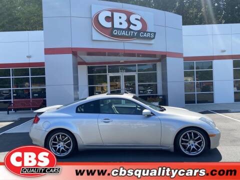 2005 Infiniti G35 for sale at CBS Quality Cars in Durham NC