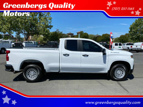 2019 Chevrolet Silverado 1500 for sale at Greenbergs Quality Motors in Napa CA