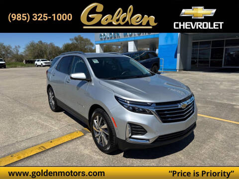 2022 Chevrolet Equinox for sale at GOLDEN MOTORS in Cut Off LA