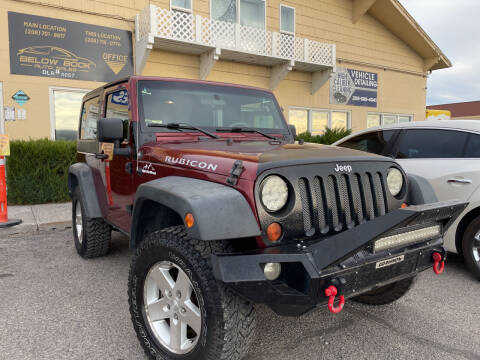 2008 Jeep Wrangler for sale at BELOW BOOK AUTO SALES in Idaho Falls ID