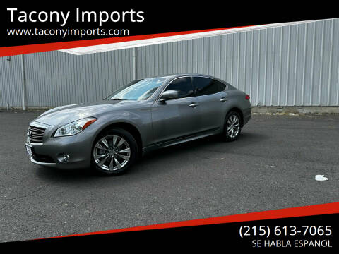 2012 Infiniti M37 for sale at Tacony Imports in Philadelphia PA