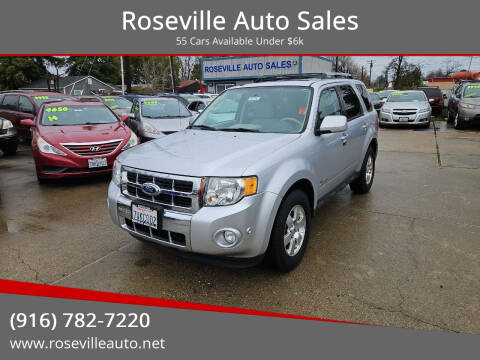 2011 Ford Escape Hybrid for sale at Roseville Auto Sales in Roseville CA