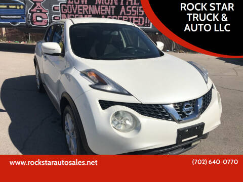 2016 Nissan JUKE for sale at ROCK STAR TRUCK & AUTO LLC in Las Vegas NV