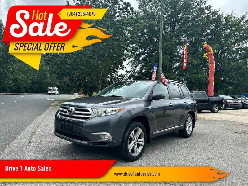 2013 Toyota Highlander for sale at Drive 1 Auto Sales in Wake Forest NC