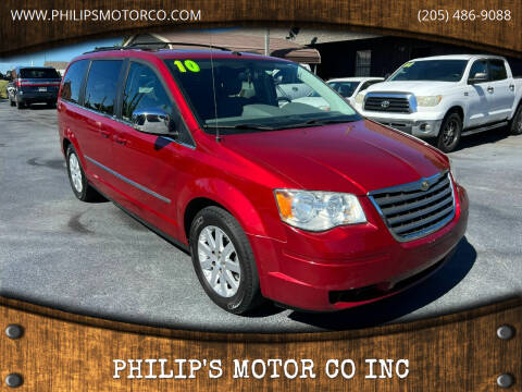 2010 Chrysler Town and Country for sale at PHILIP'S MOTOR CO INC in Haleyville AL