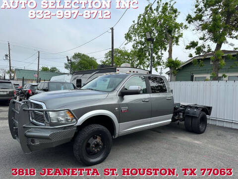 2012 RAM 3500 for sale at Auto Selection Inc. in Houston TX