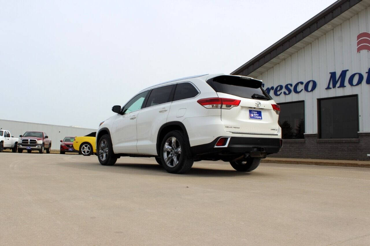 2019 Toyota Highlander for sale at Cresco Motor Company in Cresco, IA