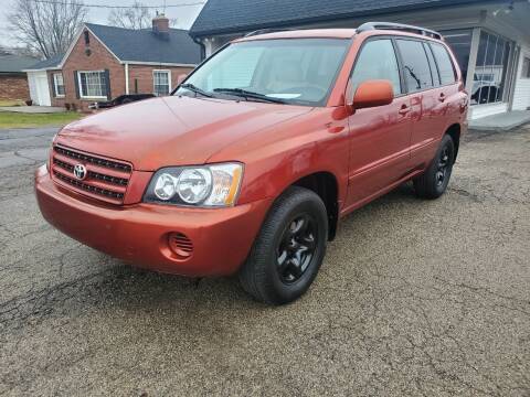 2003 Toyota Highlander for sale at ALLSTATE AUTO BROKERS in Greenfield IN