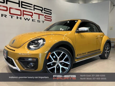 2017 Volkswagen Beetle Convertible for sale at Fishers Imports in Fishers IN
