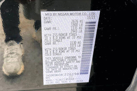 2024 Nissan Pathfinder SV