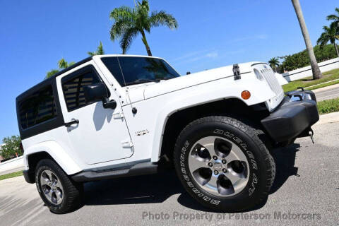 2018 Jeep Wrangler JK for sale at MOTORCARS in West Palm Beach FL