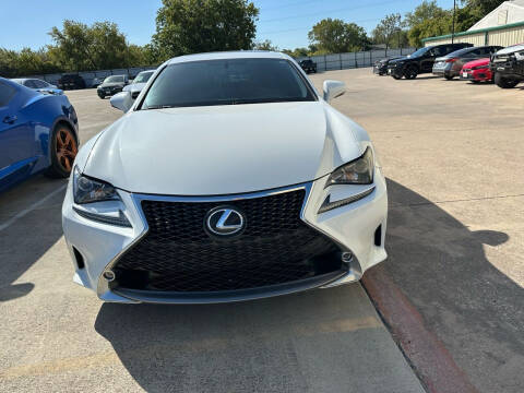 2016 Lexus RC 200t for sale at JJ Auto Sales LLC in Haltom City TX