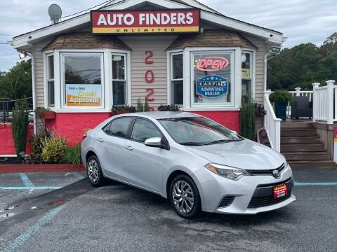 2016 Toyota Corolla for sale at Auto Finders Unlimited LLC in Vineland NJ