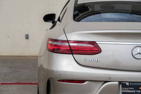 2018 Mercedes-Benz E-Class E 400