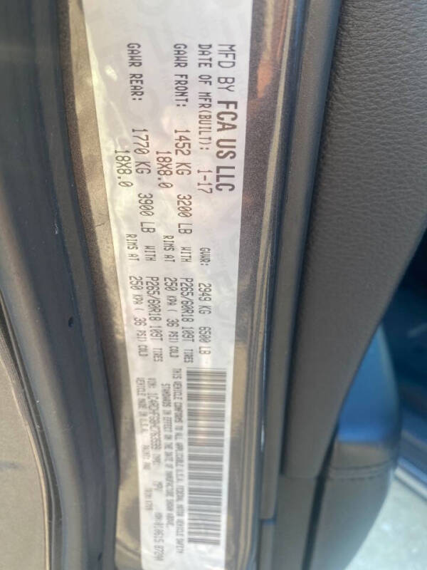 2017 Dodge Durango Special Service