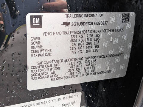 2020 GMC Sierra 1500