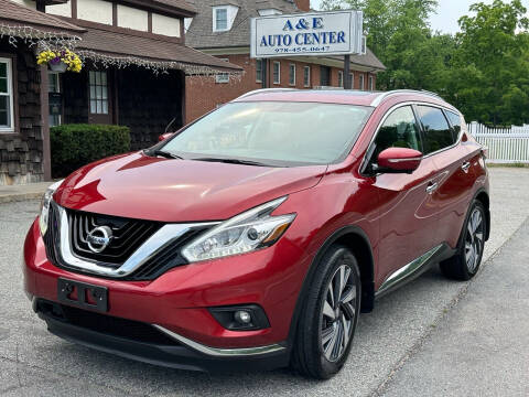 2015 Nissan Murano for sale at A&E Auto Center in North Chelmsford MA