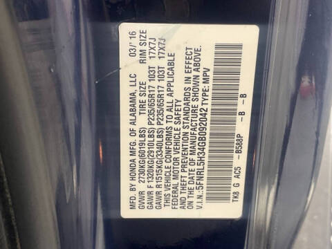 2016 Honda Odyssey SE