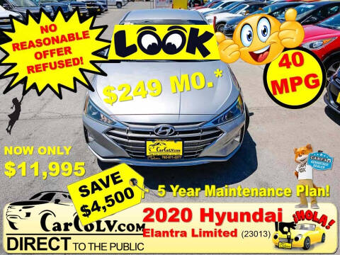 2020 Hyundai Elantra for sale at The Car Company - 249 monthly payments in Las Vegas NV