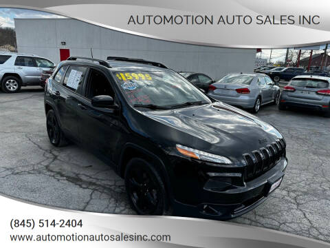 2016 Jeep Cherokee for sale at Automotion Auto Sales Inc in Kingston NY