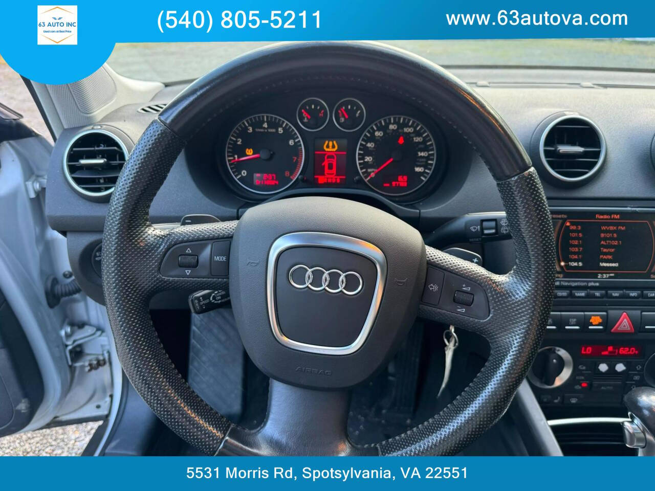 2008 Audi A3 for sale at 63 Auto Inc in Spotsylvania, VA