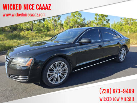 2013 Audi A8 L for sale at WICKED NICE CAAAZ in Cape Coral FL