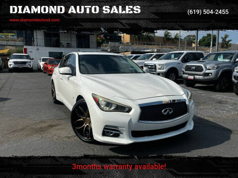 2015 Infiniti Q50 for sale at DIAMOND AUTO SALES in El Cajon CA