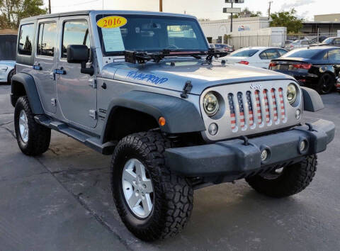 2016 Jeep Wrangler Unlimited for sale at Isaac's Motors in El Paso TX