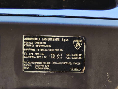 2013 Lamborghini Gallardo LP 550-2